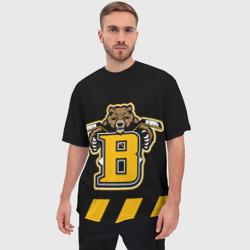 Мужская футболка oversize 3D Boston Bruins - фото 2