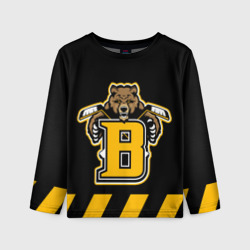 Детский лонгслив 3D Boston Bruins