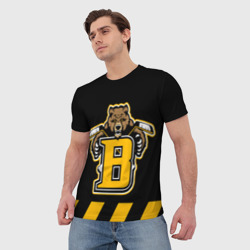 Мужская футболка 3D Boston Bruins - фото 2