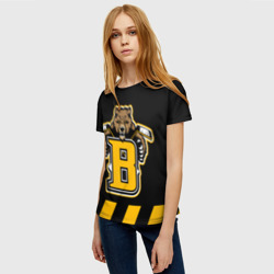 Женская футболка 3D Boston Bruins - фото 2