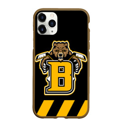 Чехол для iPhone 11 Pro Max матовый Boston Bruins