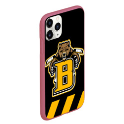 Чехол для iPhone 11 Pro Max матовый Boston Bruins - фото 2