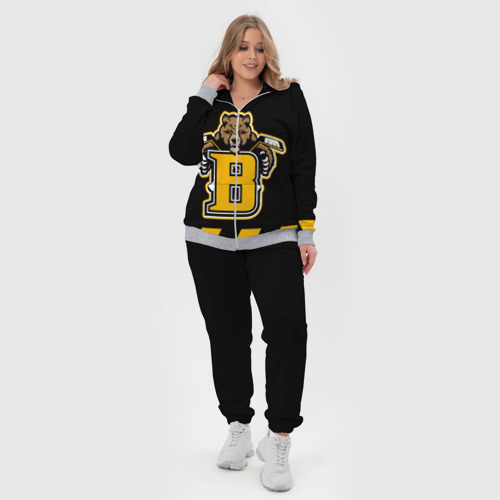 Женский костюм 3D с принтом Boston Bruins, вид сбоку #3