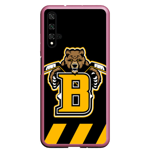 Чехол для Honor 20 Boston Bruins, цвет малиновый