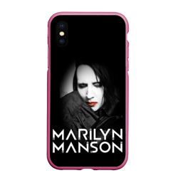Чехол для iPhone XS Max матовый Marilyn Manson