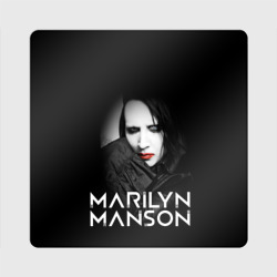 Магнит виниловый Квадрат Marilyn Manson