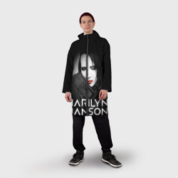 Мужской дождевик 3D Marilyn Manson - фото 2