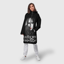 Женский дождевик 3D Marilyn Manson - фото 2