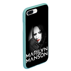 Чехол для iPhone 7Plus/8 Plus матовый Marilyn Manson - фото 2