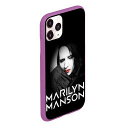 Чехол для iPhone 11 Pro Max матовый Marilyn Manson - фото 2