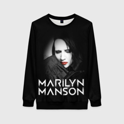 Женский свитшот 3D Marilyn Manson