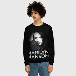 Мужской свитшот 3D Marilyn Manson - фото 2