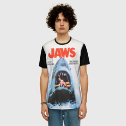 Мужская футболка 3D+ Jaws cinema 1975 - фото 2