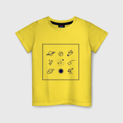 Детская футболка хлопок Астрономия