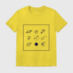 Мужская футболка хлопок Астрономия