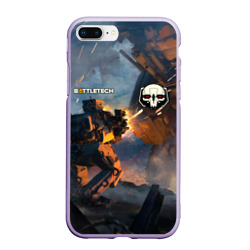 Чехол для iPhone 7Plus/8 Plus матовый Battletech warrior