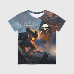 Детская футболка 3D Battletech warrior