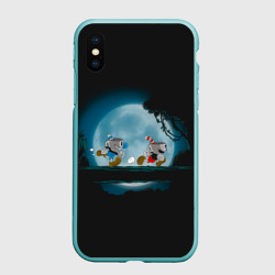 Чехол для iPhone XS Max матовый Ночная прогулка