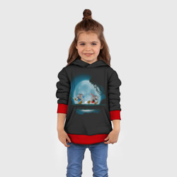Детская толстовка 3D Ночная прогулка - фото 2