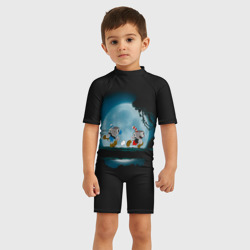 Детский купальный костюм 3D Ночная прогулка - фото 2