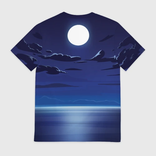 Мужская футболка 3D с принтом Марк Грэйсон Неуязвимый, вид сзади #1