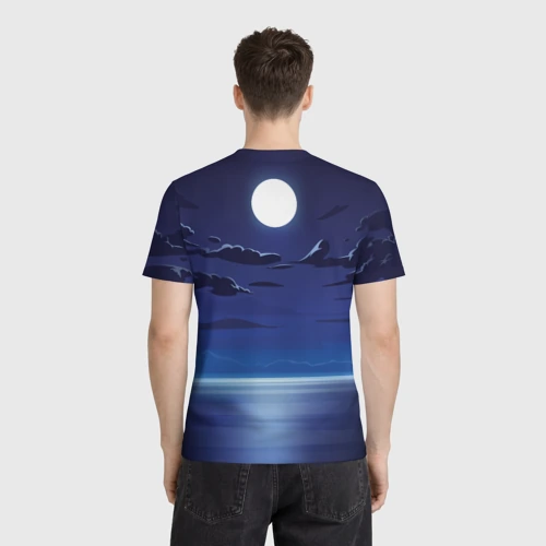 Мужская футболка 3D с принтом Марк Грэйсон Неуязвимый, вид сзади #2