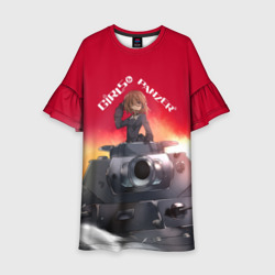 Детское платье 3D Girls und Panzer Девушки и танки z