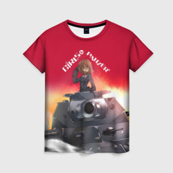 Женская футболка 3D Girls und Panzer Девушки и танки z