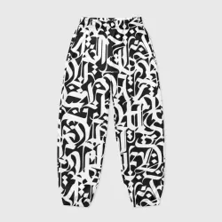 Женские джоггеры оверсайз 3D Каллиграфия calligraphy