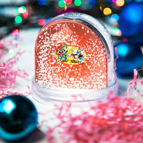 Игрушка Снежный шар Cuphead x Mario - фото 4