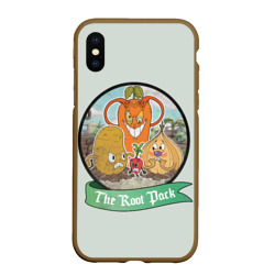 Чехол для iPhone XS Max матовый The Root Pack