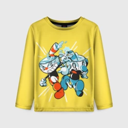 Детский лонгслив 3D Cuphead bros