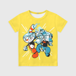 Детская футболка 3D Cuphead bros