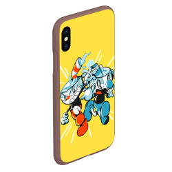 Чехол для iPhone XS Max матовый Cuphead bros - фото 2