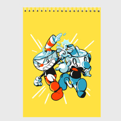 Скетчбук Cuphead bros