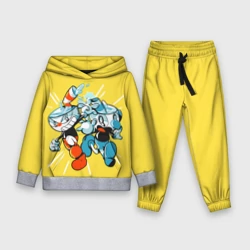 Детский костюм с толстовкой 3D Cuphead bros