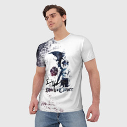 Мужская футболка 3D Чёрный демонический Аста Либе - фото 2