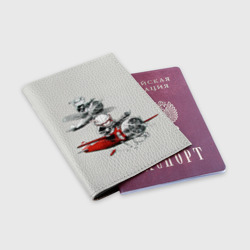 Обложка для паспорта матовая кожа Flying Cup - фото 2