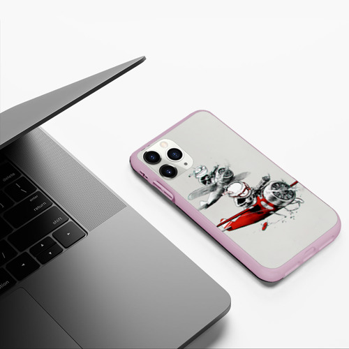 Чехол для iPhone 11 Pro матовый Flying Cup, цвет розовый - фото 5