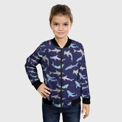 Детский бомбер 3D Акулы разные - фото 2