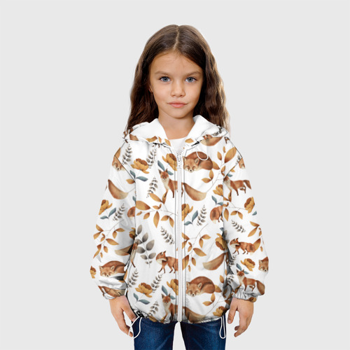 Детская куртка 3D Лиса, цвет белый - фото 4