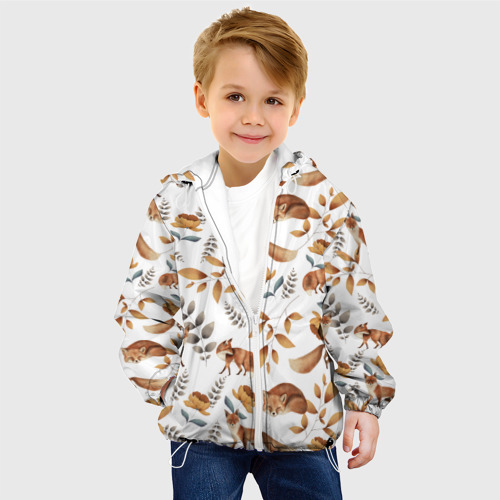 Детская куртка 3D Лиса, цвет белый - фото 3