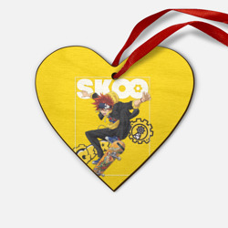 Деревянная игрушка Сердце SK8 the Infinity, Реки Кян