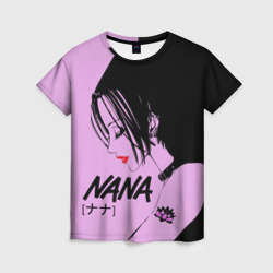 Женская футболка 3D Нана аниме