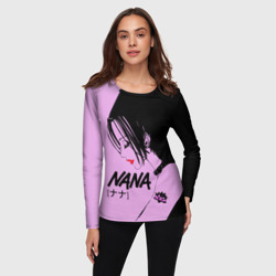 Женский лонгслив 3D Нана аниме - фото 2