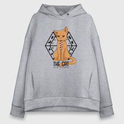 Женское худи Oversize хлопок The Cat Kyo Sohma