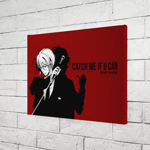 Холст прямоугольный Catch me if u can, цвет 3D печать - фото 3