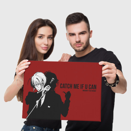 Холст прямоугольный Catch me if u can, цвет 3D печать - фото 5