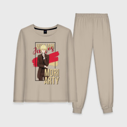 Женская пижама с лонгсливом хлопок 2939881