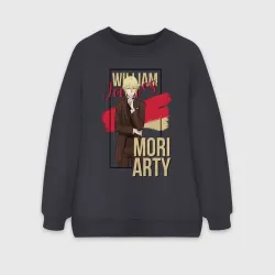 Женский свитшот oversize без начеса хлопок 2939881